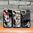Coque de téléphone antichoc en silicone Uchiha Itachi/Hatake Kakashi pour iPhone