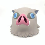 Version officielle Hashibira Inosuke de la tirelire décorative, amusante et adorable, en forme de cochon, qui change les pièces.