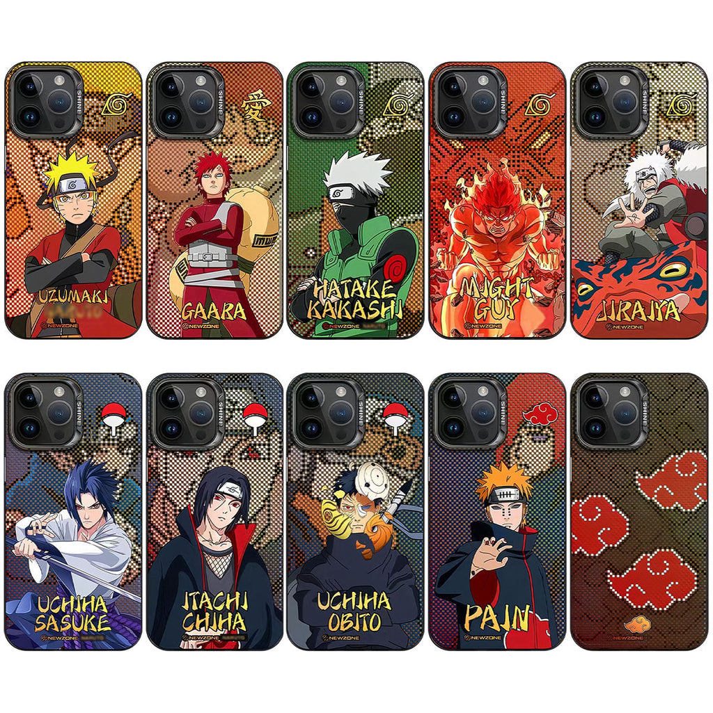 Coque de téléphone antichoc en silicone Itachi/Sasuke/Kakashi pour iPhone
