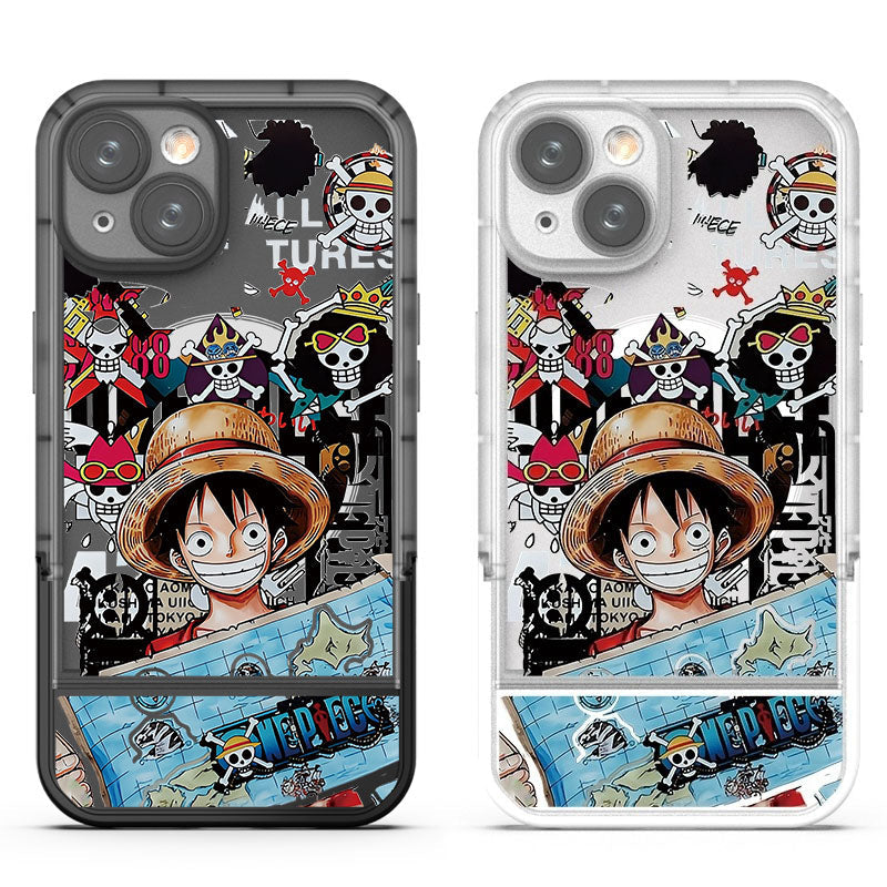 Coque de téléphone antichoc en silicone Nika Luffy pour iPhone