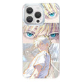 Coque iPhone Jujutsu Kaisen Gojo Satoru, Housse de Protection pour Téléphone avec Imprimé Yeux Anime