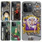 Coque Luffy/Zoro en silicone antichoc pour iPhone