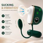 Trousse de relaxation personnelle portable double fonction, ensemble de massage en silicone souple à écran LCD avec étui de rangement à chargement magnétique, accessoire de soin quotidien silencieux et étanche