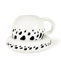 One Piece Trafalgar Law Hat Shaped Ceramic Mug, Anime Coffee Cup with Saucer