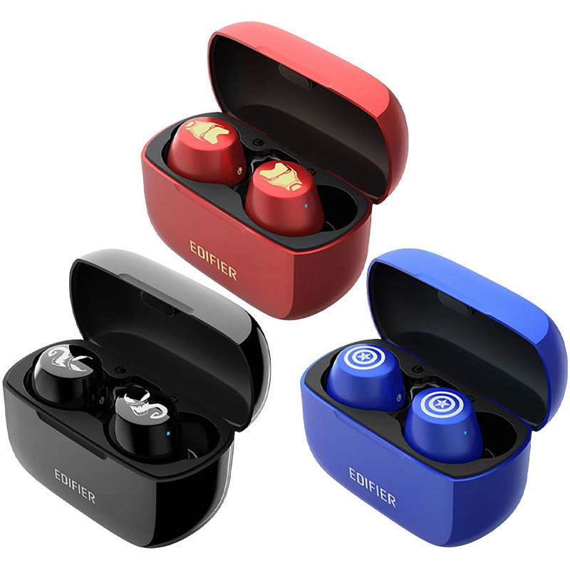 Marvel Iron Man Captain America Venom Wireless Earbuds, Edifier TWS Bluetooth 5.0 Headphones