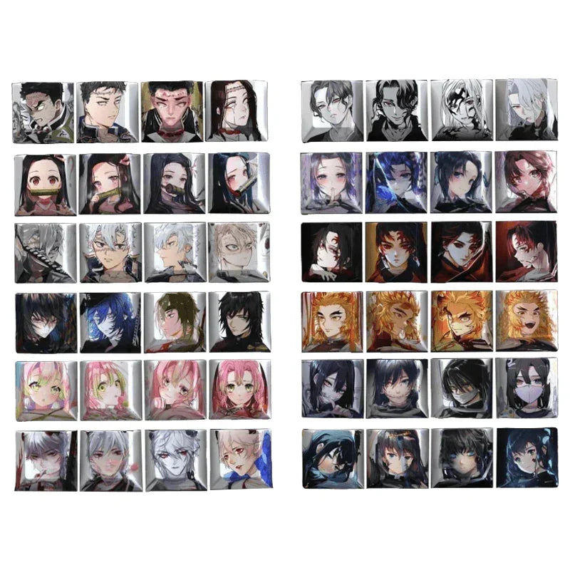 Capuchon de clavier mécanique créatif transparent Nezuko/Tanjirou/Tokitou Muichirou mignon