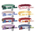 Bracelet Tanjirou/Nezuko, corde tressée à la main. Un bracelet idéal pour un cadeau.
