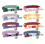 Bracelet Tanjirou/Nezuko, corde tressée à la main. Un bracelet idéal pour un cadeau.