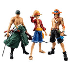 Figurine Articulée Luffy/Zoro/Ace