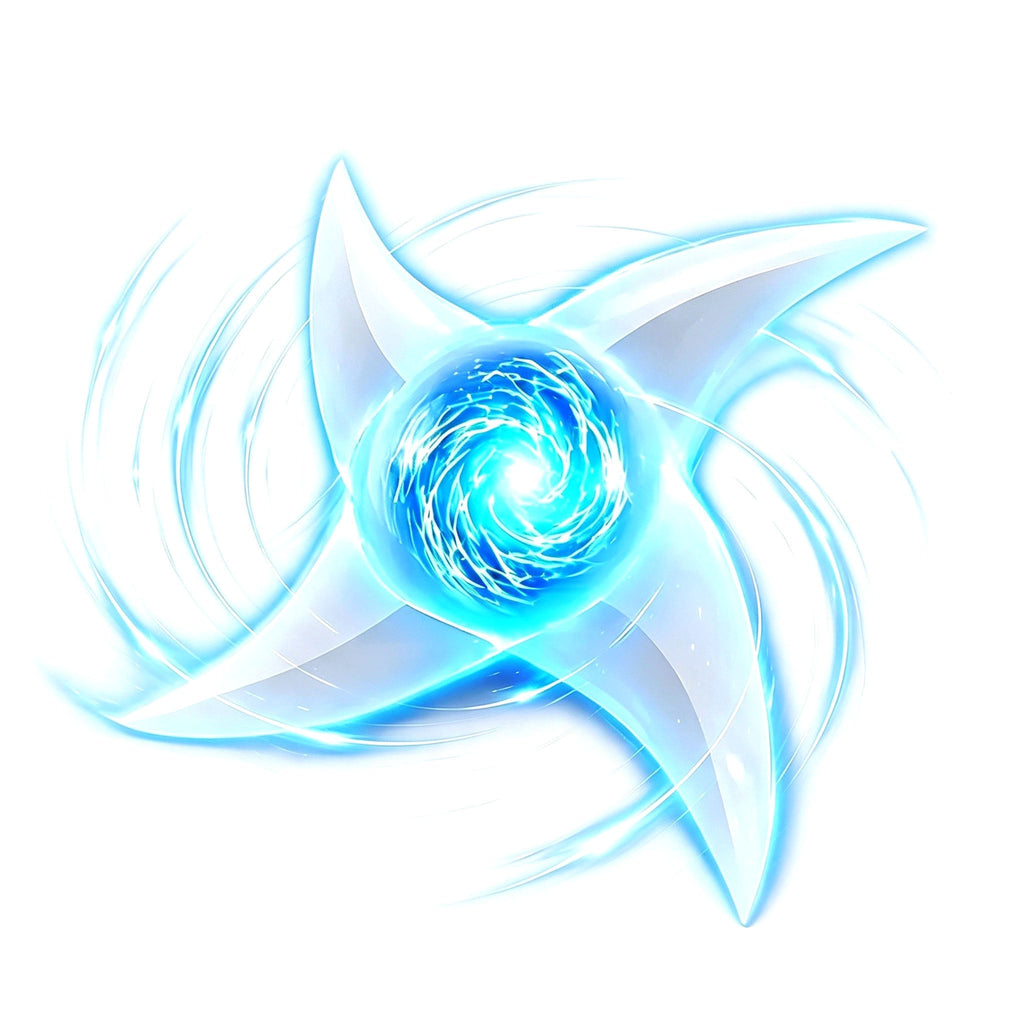 Naruto Rasengan Spiral Shuriken LED Light Up Cosplay Prop, 1:1 Replica Rotatable RGB Color Changing Glowing Ninja Shuriken Toy, Anime Cosplay Accessory Collectible Gift For Fans