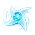 Naruto Rasengan Spiral Shuriken LED Light Up Cosplay Prop, 1:1 Replica Rotatable RGB Color Changing Glowing Ninja Shuriken Toy, Anime Cosplay Accessory Collectible Gift For Fans