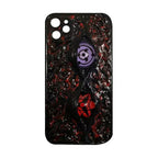 Coque de téléphone Sasuke Sharingan purement faite à la main, coque de téléphone en silicone anti-choc tendance Apple