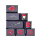 Naruto Akatsuki & Sharingan Keycaps Set - Anime Artisan Keycaps for Mechanical Keyboard