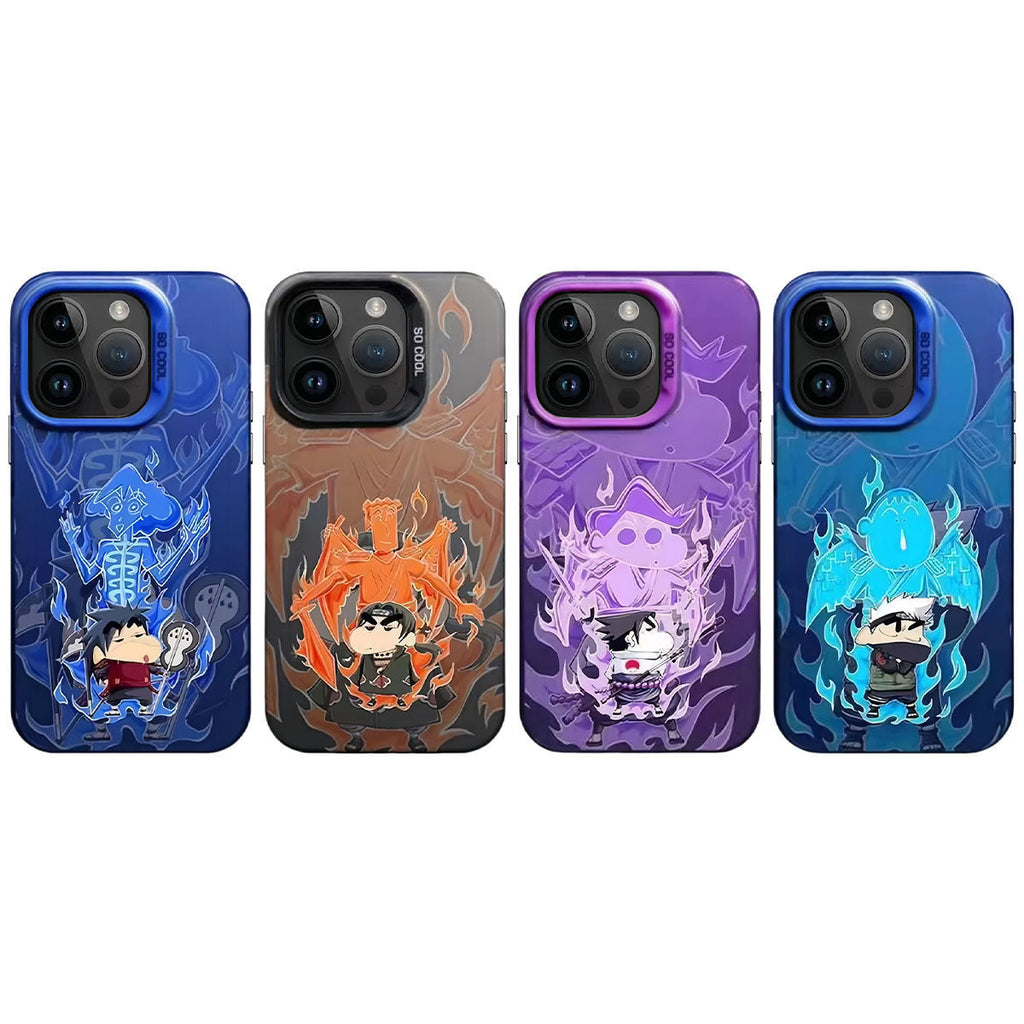 Kakashi/Madara/Itachi/Sasuke Coque de téléphone antichoc en silicone tendance Apple exquise