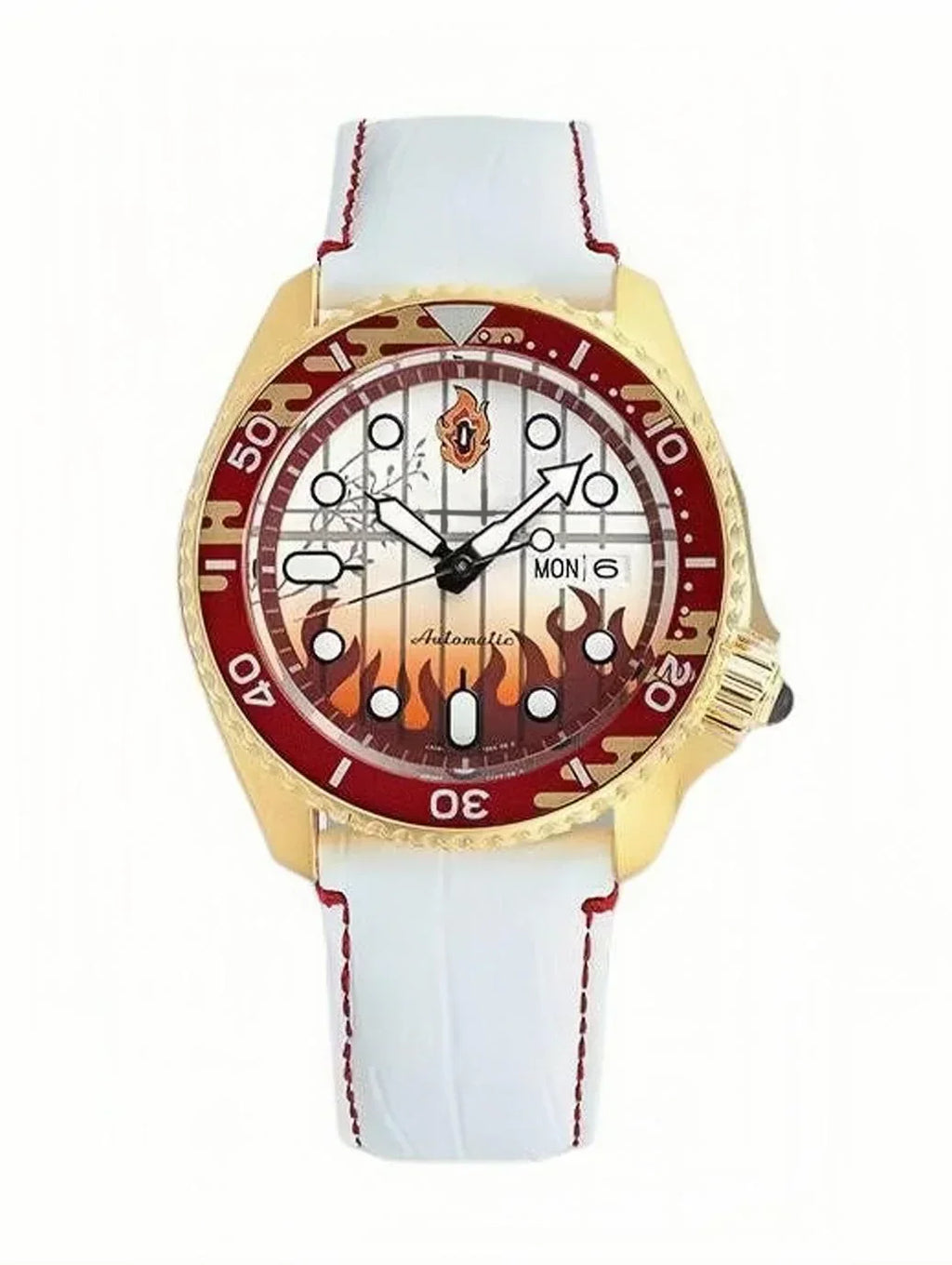 Montre à quartz unisexe Rengoku Kyoujurou, étanche 100 mètres