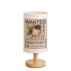 Luffy/Zoro petite lampe de table à LED, lampe de chevet, lampe de protection oculaire chaude pour étudiant
