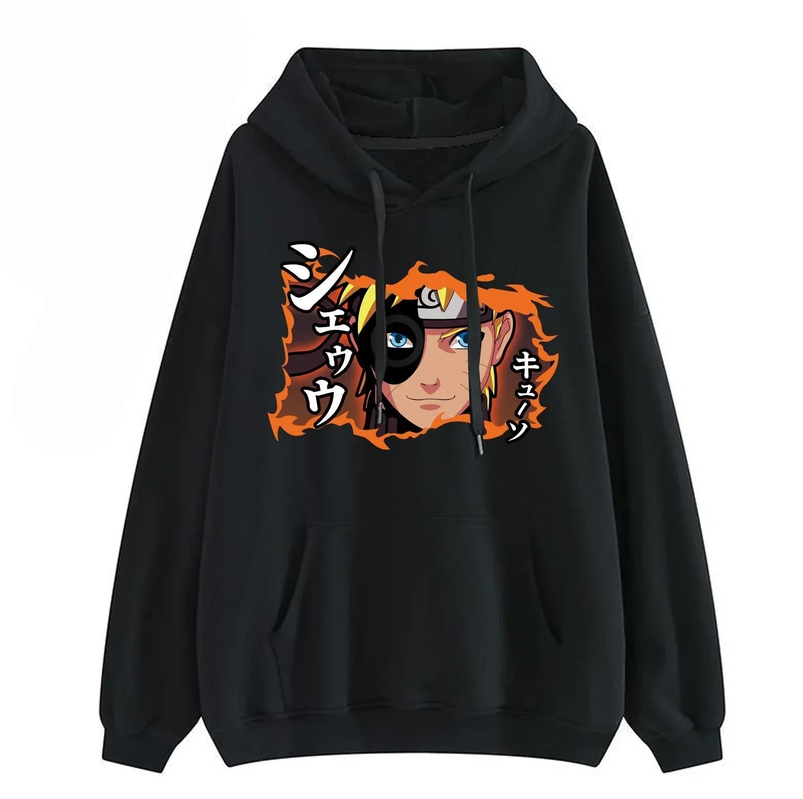 Modélisation du personnage de Sasuke, cool, créatif, dynamique, yeux clignotants, sweat à capuche dessin animé