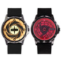 Naruto Itachi Montre à quartz rotative, Mode Ermite des Six Chemins Sharingan Montre-bracelet Anime