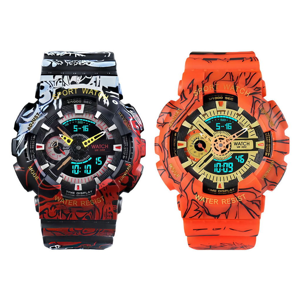 Montre électronique Luffy/Goku