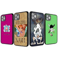 Coque de téléphone Luffy/Zoro/Ace 3D antichoc en silicone pour iPhone