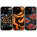 Coque de téléphone antichoc en silicone Kurama/Akatsuki pour iPhone