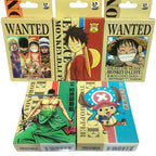Cartes à jouer Luffy/Zoro/Chopper One Piece mandat d'arrêt