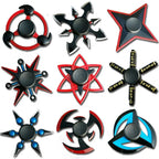 Figurine Sharingan avec hand spinner en métal pour soulager le stress