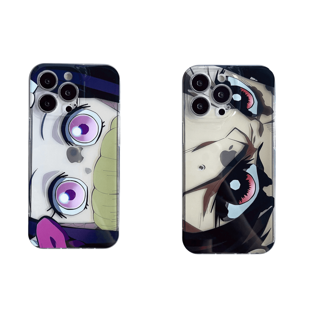 Coque de téléphone Nezuko/Tanjirou en silicone résistant aux chocs