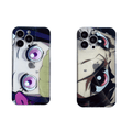 Coque de téléphone Nezuko/Tanjirou en silicone résistant aux chocs