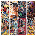 Film arrière de téléphone portable Luffy/Ace/Zoro iPhone, autocollant avec beau motif