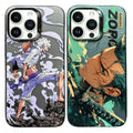 Luffy/Zoro iPhone silicone crash-resistant phone case