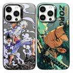Luffy/Zoro iPhone silicone crash-resistant phone case