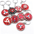 Porte-clés rotatif Sharingan Naruto - Jouet Fidget Spinner Uchiha Anime