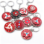 Porte-clés rotatif Sharingan Naruto - Jouet Fidget Spinner Uchiha Anime
