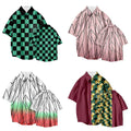 T-shirt Tanjirou/Nezuko, nouveauté été, coupe ample, chemise COS imprimée, tendance jeune décontractée, polyvalente