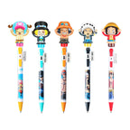 Luffy/Ace/Sabo character model ballpoint pen with changeable face