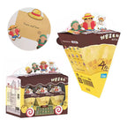Luffy Magnet autocollant de réfrigérateur boîte mystère Autocollant de réfrigérateur personnage mignon