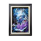 Uchiha Sasuke handsome cartoon handicraft 3D drawing