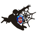 Marvel Spider-Man LED Veilleuse Murale – Lampe Nuit Silhouette 3D pour Décoration Chambre