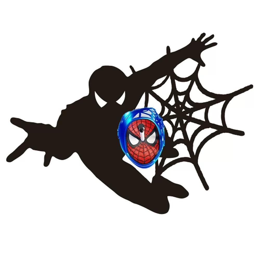 Marvel Spider-Man LED Wall Light - 3D Silhouette Night Light for Bedroom Decor