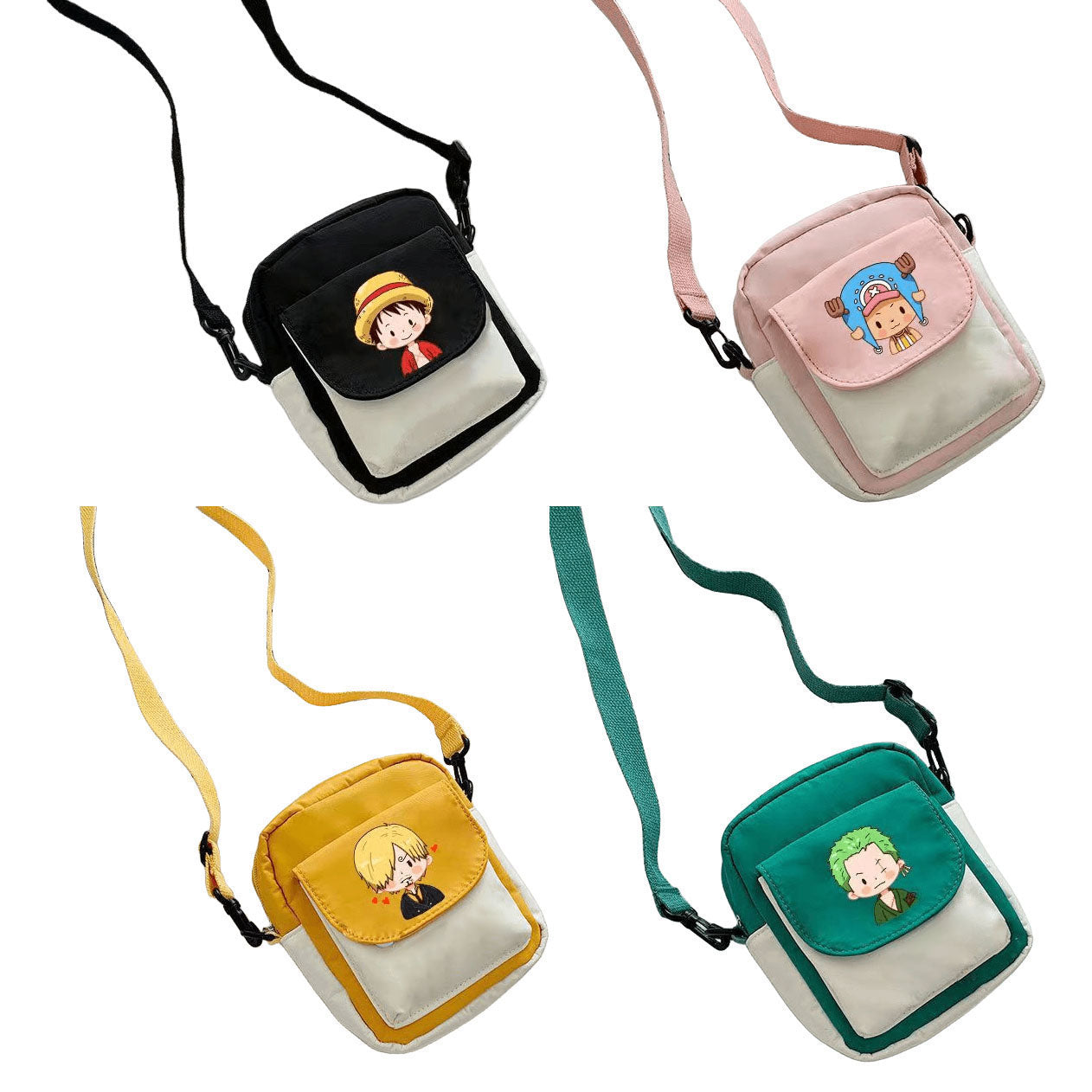 Sacs à dos style Luffy/Chopper/Zoro, raffinés et esthétiques