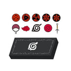 Collection de badges métalliques susuke/itachi/kakakshi Mangekyou Sharingan