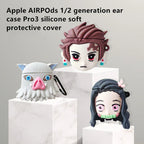 Convient pour les étuis d'écouteurs Apple AIRPODS 1/2 génération Pro3 en silicone souple de protection