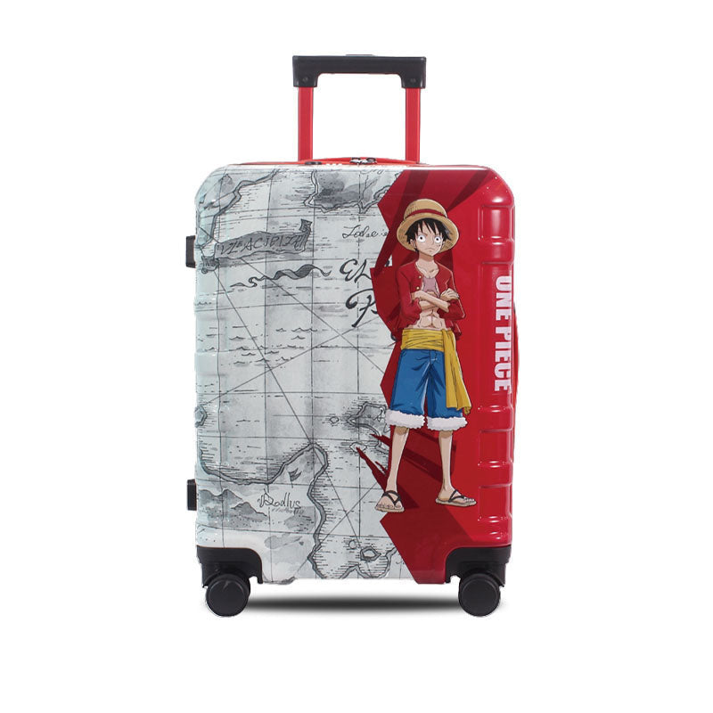 Bagage à roulettes sur le thème de Monkey D. Luffy pour les voyages