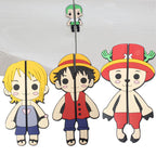 Luffy/Zoro lovely car door PVC strong crashproof stickers