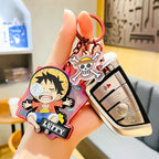 Boîte aveugle porte-clés dessin animé charmant Luffy/Zoro/Nami