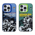 Coque Luffy/Zoro en silicone antichoc pour iPhone