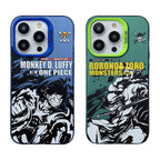 Coque Luffy/Zoro en silicone antichoc pour iPhone