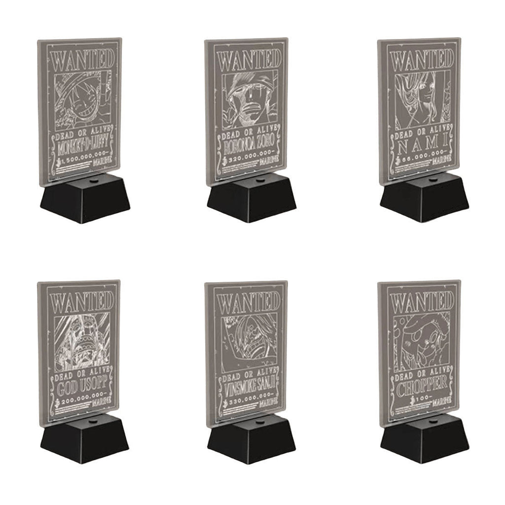 Boîte surprise lumineuse d'avis de recherche Luffy/Zoro/Nami