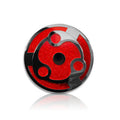 Naruto Uchiha Madara Sharingan Mangekyo Rotatif Épingle en émail, Broche Anime Rotative